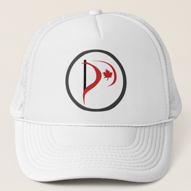 Pirate Party Of Canada Trucker Hat (Front)