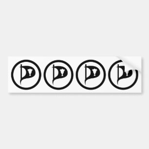Pirate Party of Iceland Bumper Sticker