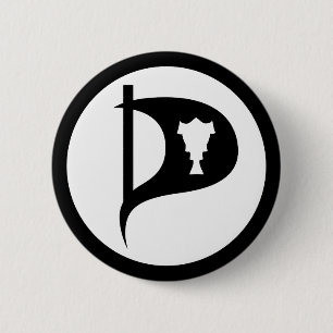 Pirate Party of Iceland Button