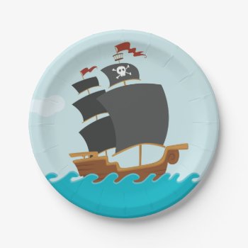Pirate Party Paper Plates by cranberrydesign at Zazzle