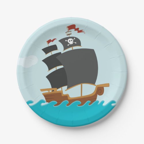 Pirate Party Paper Plates