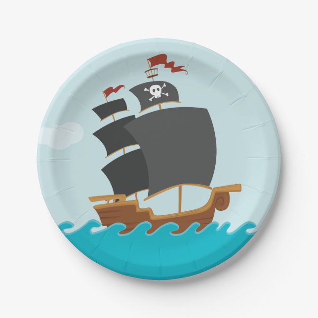Pirate Party Paper Plates (Front)