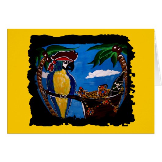 Pirate Party Pet Cards (Front Horizontal)