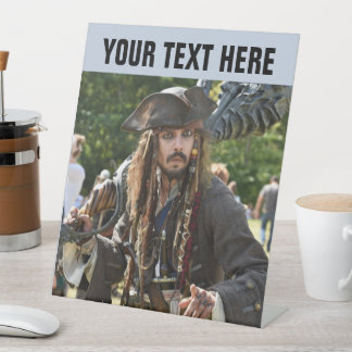 PIRATE PARTY WELCOME PEDESTAL SIGN YOU PERSONALIZE