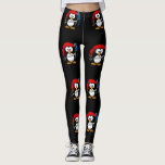 Pirate Penguin and a Parrot Leggings