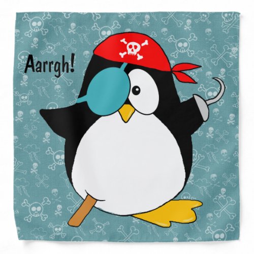 Pirate Penguin Bandana