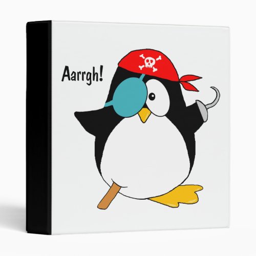 Pirate Penguin Binder
