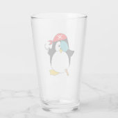 Pirate Penguin Glass (Back)