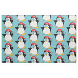 Pirate Penguin Graphic Pattern Fabric