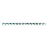 Pirate Penguin Graphic Pattern Satin Ribbon (Front)