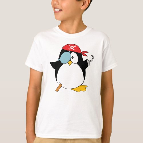 Pirate Penguin Graphic T_Shirt