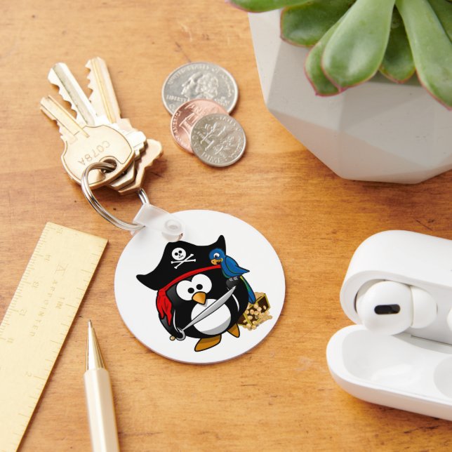 Pirate Penguin Keychain (Desk)