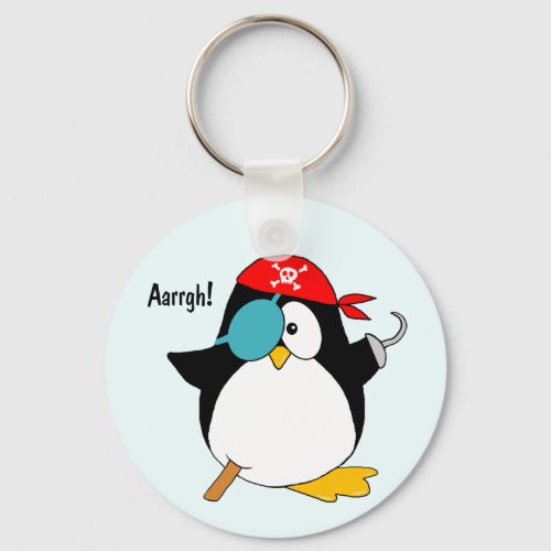 Pirate Penguin Keychain