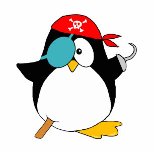 Pirate Penguin Photo Sculpture Cutouts