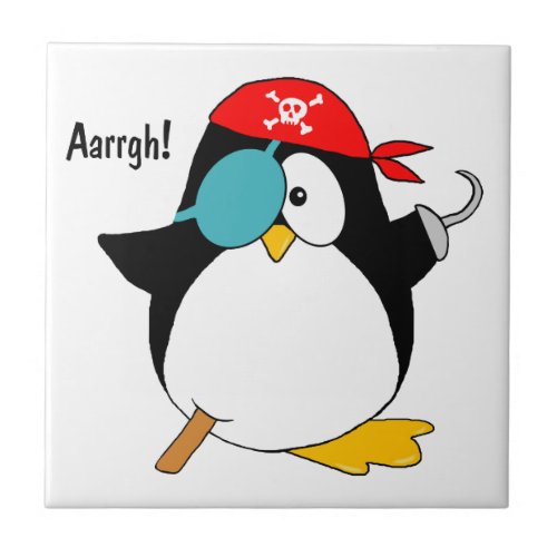 Pirate Penguin Tile