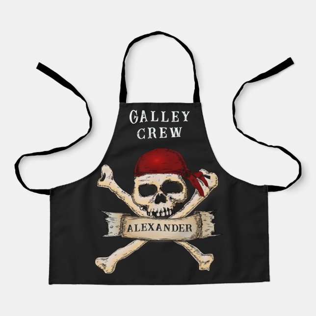 Pirate Personalize Apron (Front)