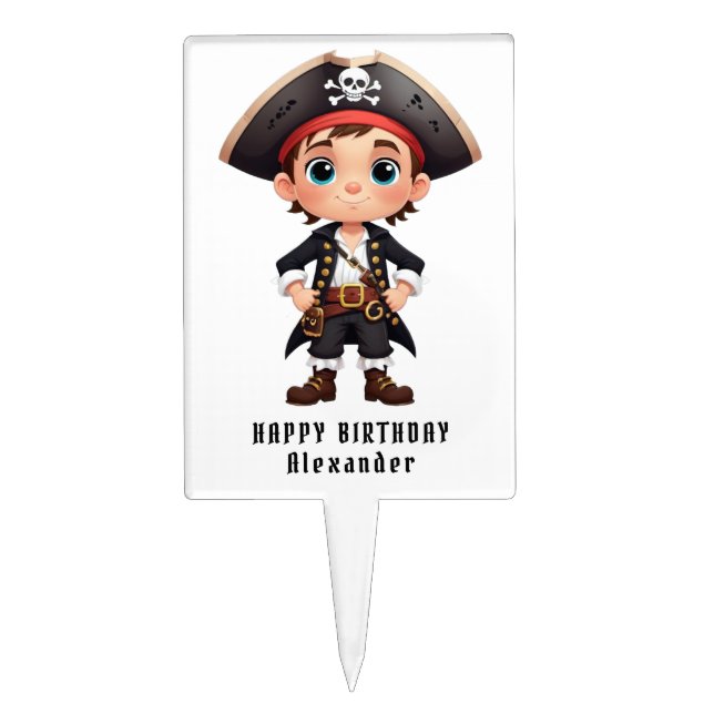 Pirate Personalize Topper (Front)