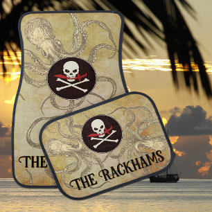 Pirate Personalized Car Floor Mat