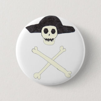 pirate pinback button