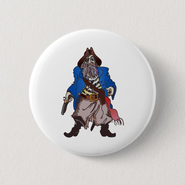 PIRATE PINBACK BUTTON (Front)