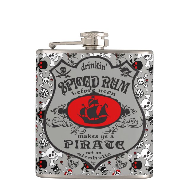 Pirate Pint Flask (Front)