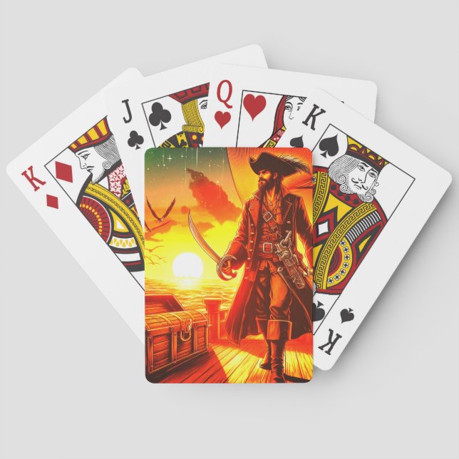 Pirate  poker cards (Back)
