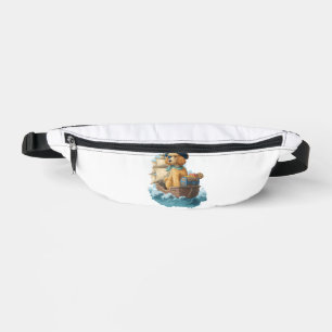 Pirate Poodle � Funny Sea Dog Fanny Pack
