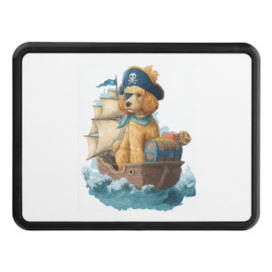 Pirate Poodle � Funny Sea Dog Hitch Cover