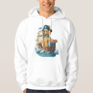 Pirate Poodle � Funny Sea Dog Hoodie
