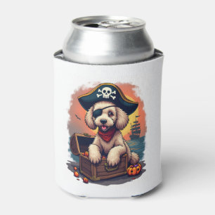 Pirate Poodle Plunder Can Cooler