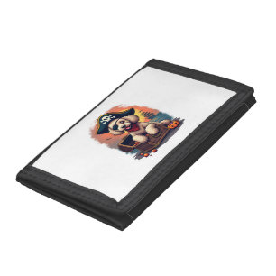 Pirate Poodle Plunder Tri-fold Wallet