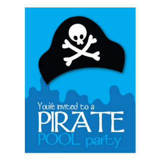 Pirate Pool Party Invitations 10