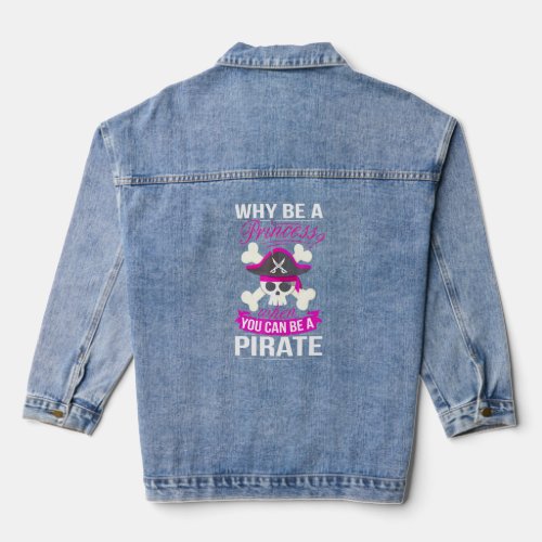 Pirate Princess Costume Women Pirates Booty Pirate Denim Jacket