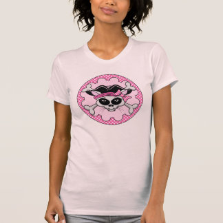 Pirate Princess Kitty Skull T-Shirt