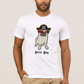 Pirate Pug - Fawn T-Shirt