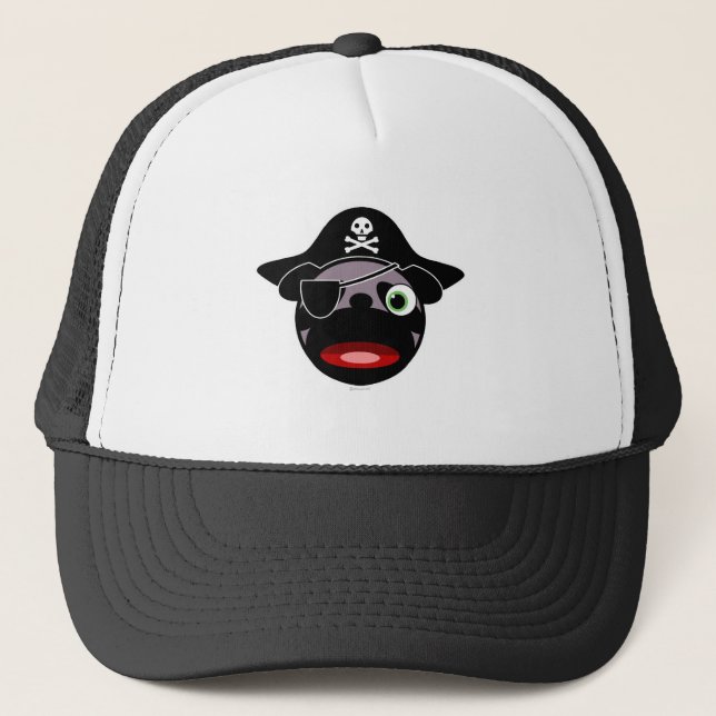 Pirate Pug Hat (Front)