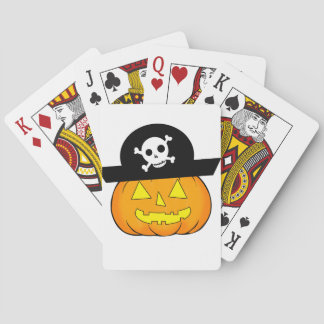 pirate pumpkin poker cards