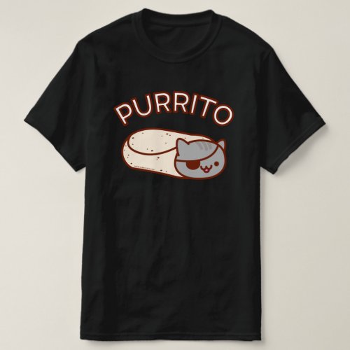 Pirate PURRITO Cat Burrito T_SHIRT