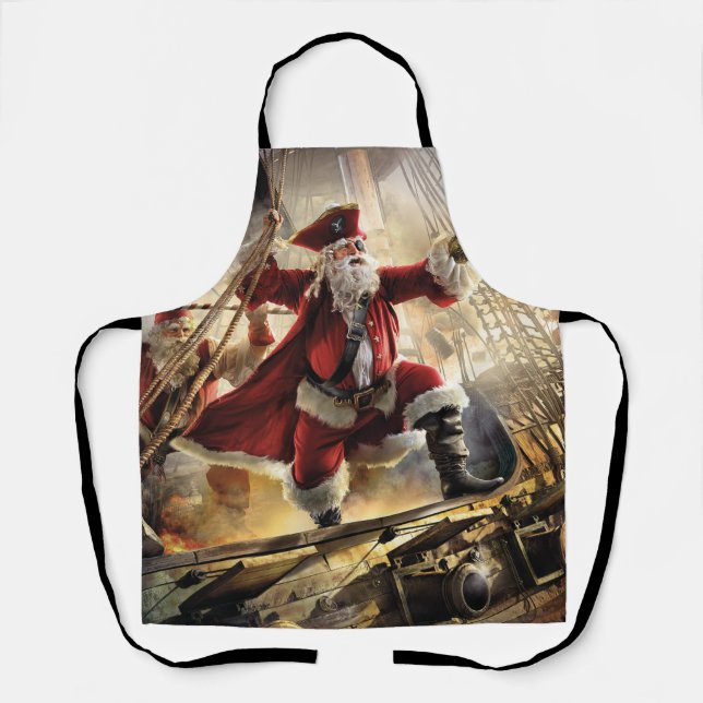 Pirate Santa Apron (Front)