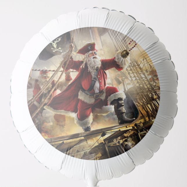 Pirate Santa Balloon (Front)