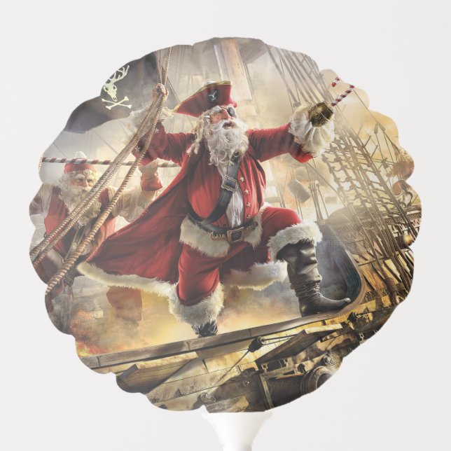 Pirate Santa Balloon (Front)