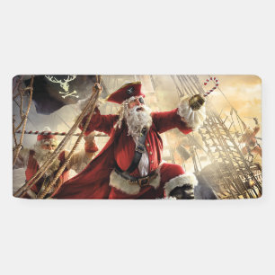 Pirate Santa Banner