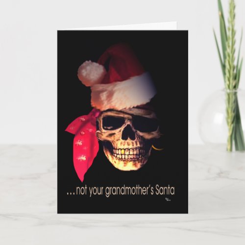 Pirate Santa Christmas Card