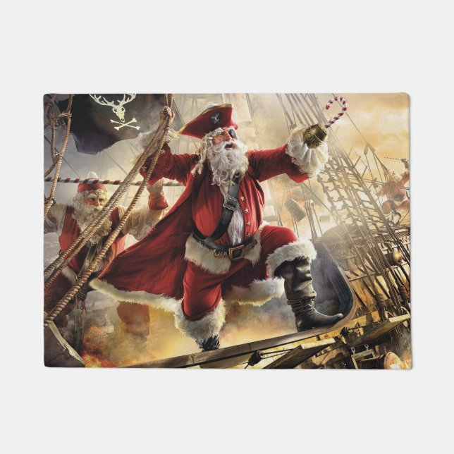 Pirate Santa Doormat (Front)