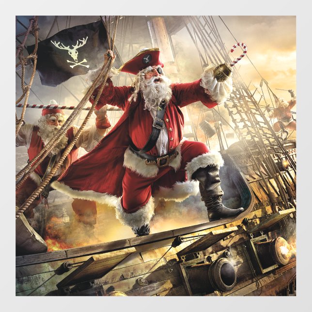 Pirate Santa Floor Decals (Front)
