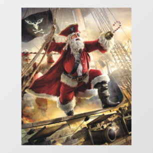 Pirate Santa Floor Decals