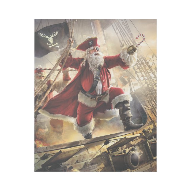 Pirate Santa Gallery Wrap (Front)