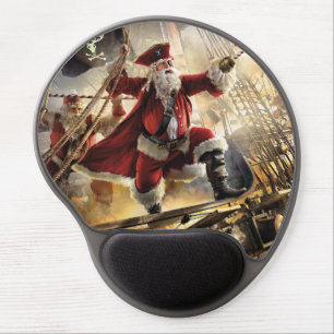 Pirate Santa Gel Mouse Pad