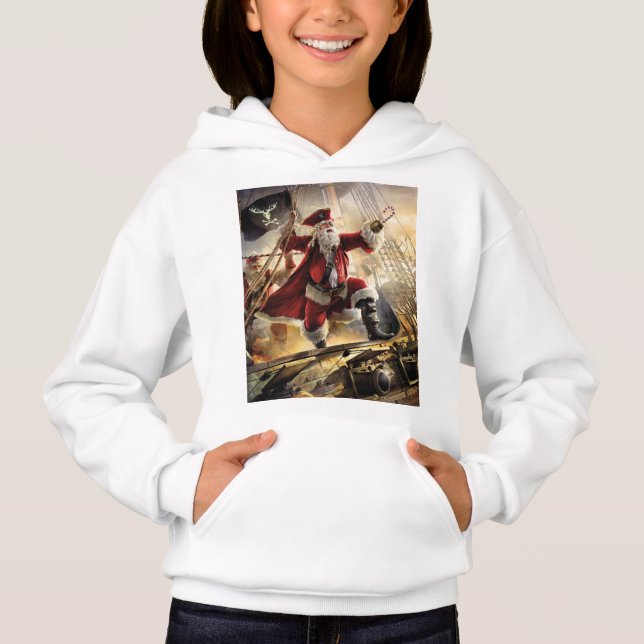 Pirate Santa Hoodie (Front)