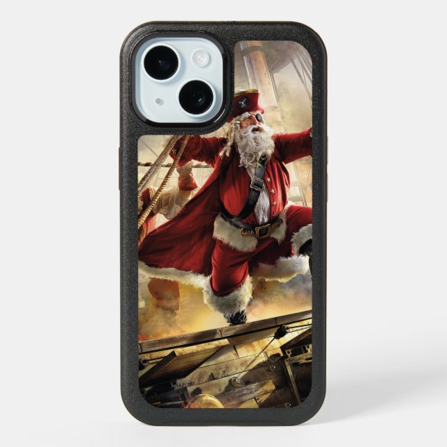 Pirate Santa iPhone 15 Case (Back)